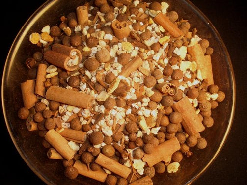 Apple pie simmering spices